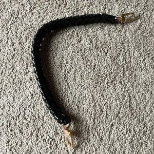 Braided Leather Handbag Strap